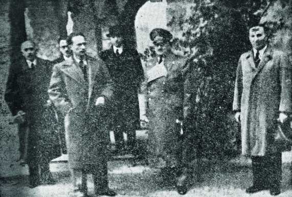 Novembre 1940 : après la capitulation, Léopold III rencontre Hitler dans sa résidence à Berchtesgaden – © Droits réservés – CEGESOMA, Bruxelles, 164012